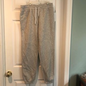 Forever 21 gray sweatpants, Women’s size L, brand new with tags!